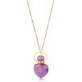 Mini Heart Perfume Bottle Necklace