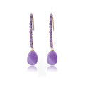 Carol Amethyst Dewdrop Earrings