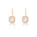 Eva White Mother of Pearl Earrings