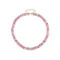 Baker Pink Opal Stone Necklace